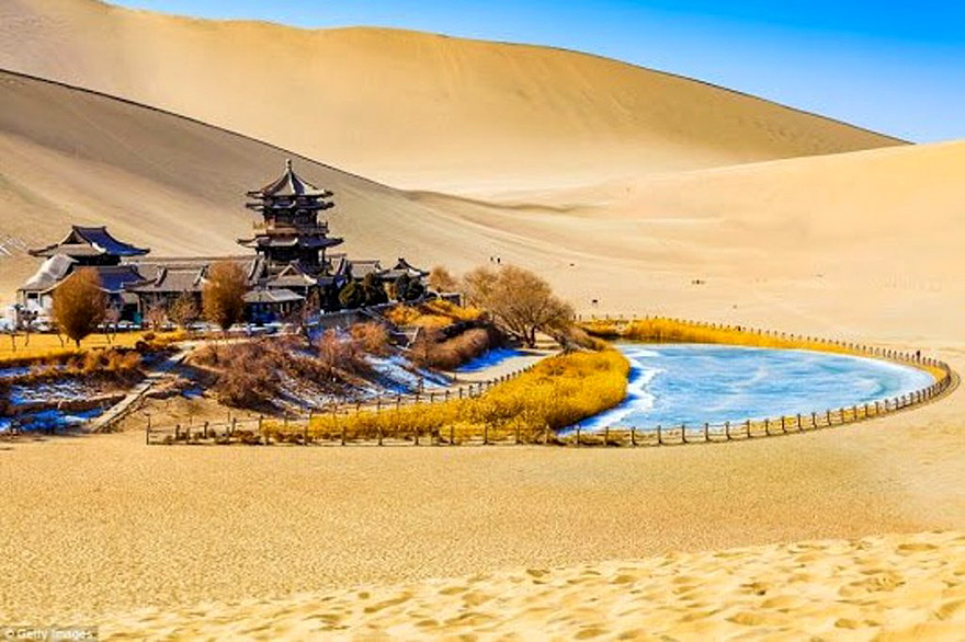 The Gobi Desert Around Dunhuang Grottoes – All Things Chinese